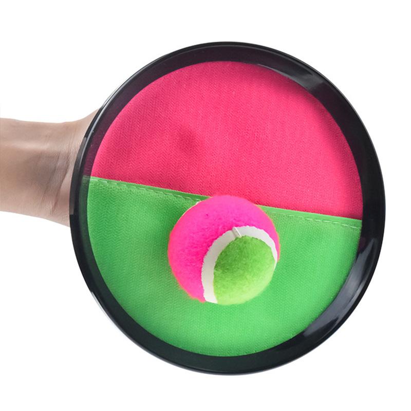 Factory Supply Plastic Adhesive Rake Racket Outdoor Sports Goods Indoor Adhesive Rake Racket Sticky Children's Racket Toys