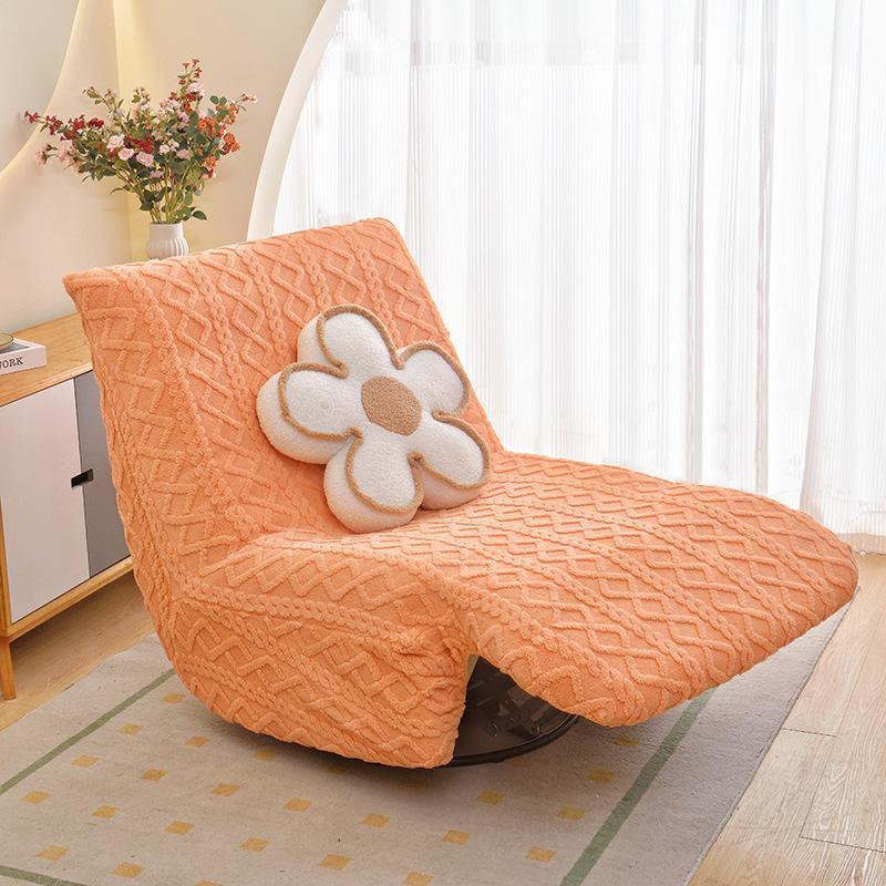 

Solid Color 360 ° Fully Wrapped Lazy Sofa Cover Elastic Multifunctional Single Chair Cloth Cat Scratch Dust Protection sheath 1seat 80x155cm