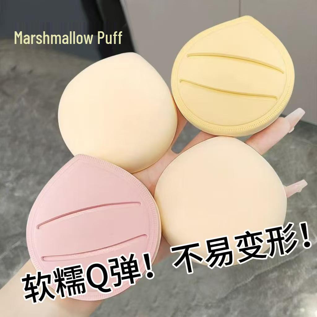 TYXY Macaron Soft Elastic Puff: Perfect for Wet & Dry Application, No Caking, Washable, Ideal for Foundation Cushion.
