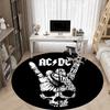 1pc AC/DC Highway to Hell Office Round Area Rug, Under Office Chairs Bedroom Living Room Home Decor  a1022318