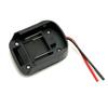 ABS Li-ion Battery Holder Portable Durable Battery Connector with Cable Practical Adapter Converter Base for Makita