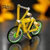 Non-slip Bird Bike Toy Intelligence Training Toy, Interactive Bicycle Exercise Enrichment Educational for Lovebird Conures Parakeet Cockatiel