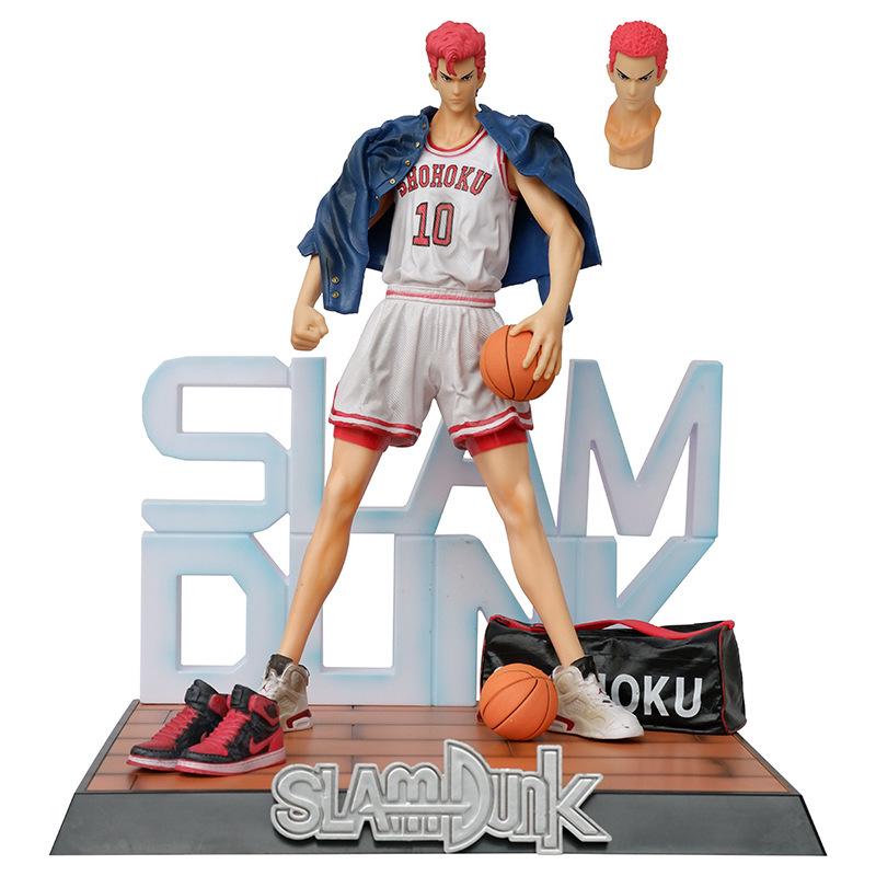 Da Mo Wan Slam Dunk Shohoku Sakuragi Hanamichi & Rukawa Kaede Anime Statue Figure