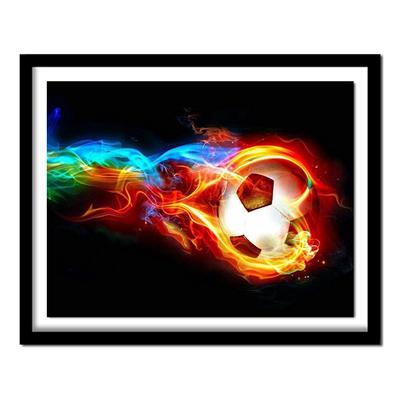 Pittura Diamante 5D Fai da Te Calcio Kit Punto Croce Trapano Completo Diamanti Rotondi Ricamo Decorazione Calcio