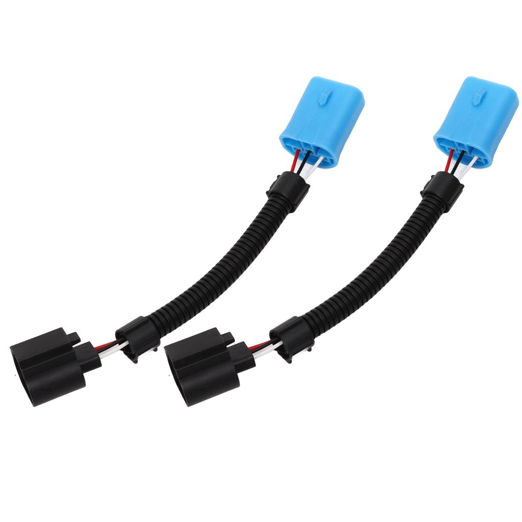 Headlight Conversion Harness 9007 9004 HB5 Male To H13 9008 Female Adapter Replacement for Ford 1999‑2004