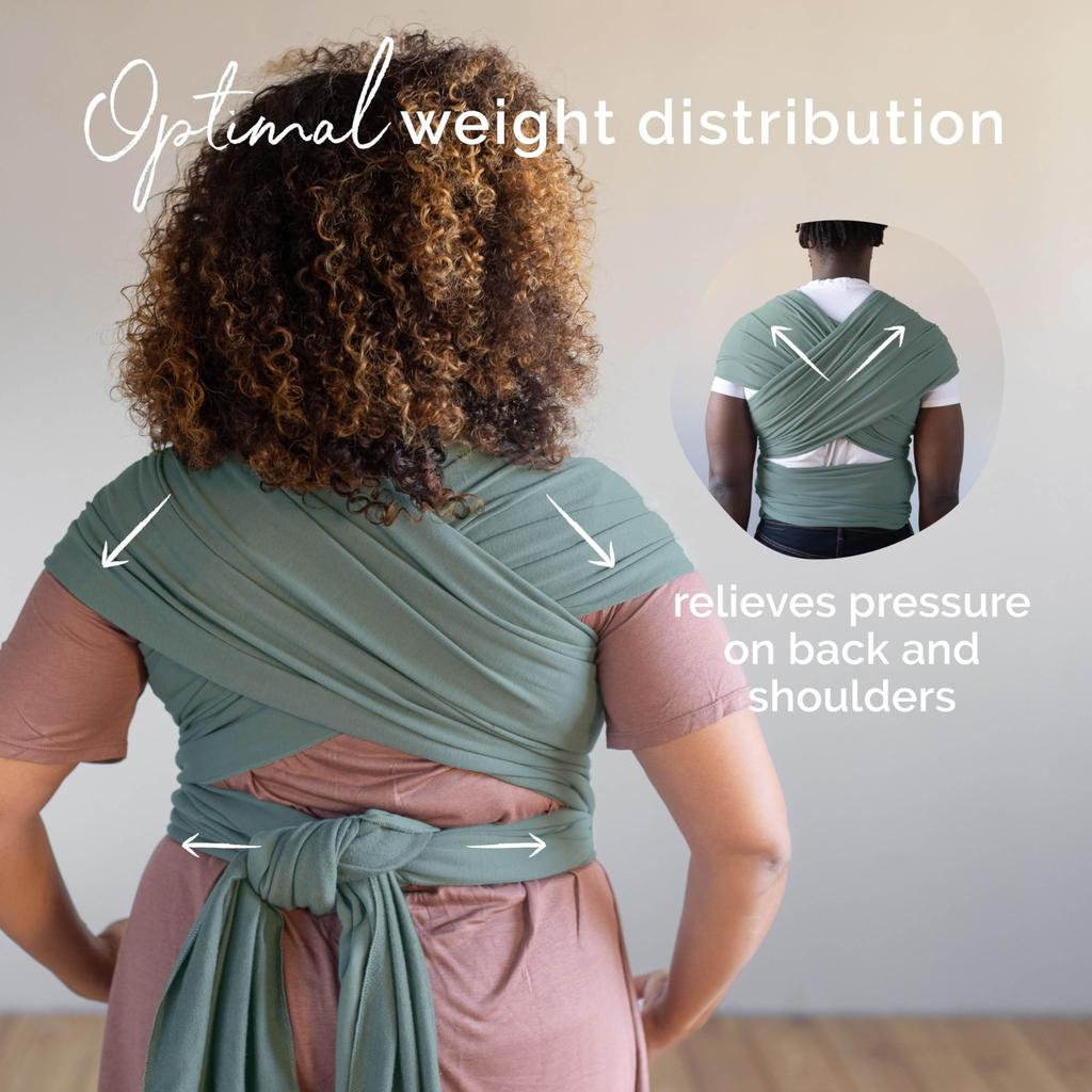 Boba Wrap Nosítko na miminko Japonské [Oficiální distributor] (Šedozelená barva)