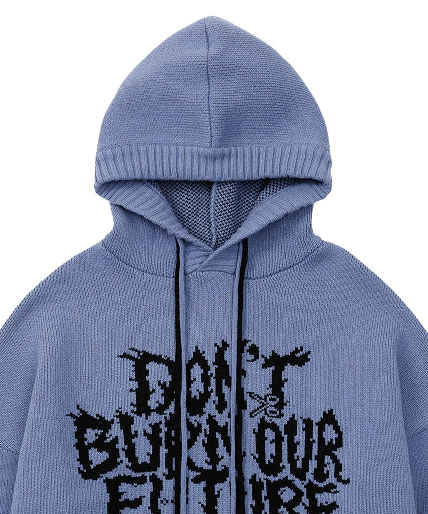 AJOBYAJO [Pba] Dbof Wool Knit Hoodie [Lilac]