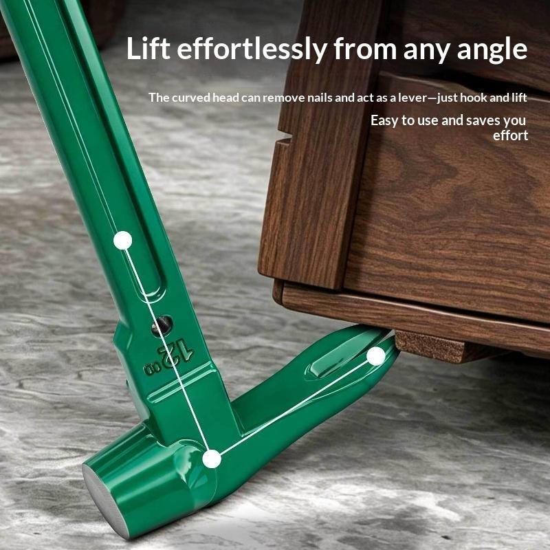 Multi-Functional Pry Bar Nail Puller Hammer Integrated Claw Hammer Woodworking Crowbar Tire Lever Hand Tool For Nail Removing