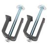 2 Set Truck Tool Box Clamp   Rust Proof Aluminum Truck Tool Box Tie Down Clamp for Truck Tool Box