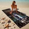 Custom Name Jujutsu Kaisen Stylish Digital Printing Beach Towel Quick‑Drying Absorbent Blanket for Beach Pool Gym Travel