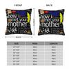 How I Met Your Mother Pillowcase Polyester Linen Velvet Printed Zip Decor Sofa Seater Cushion Cover 45X45