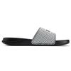 Puma Popcat 20 Unisex Sports Rubber Sole One Strap Slides Black White 386720-01