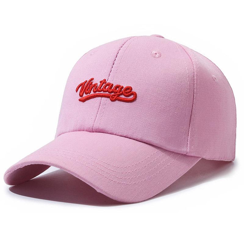 Vintage Embroidery Letter Baseball Cap Outdoor Breathable Peaked Caps Gifts