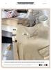 Gray Lace V-Neck Knit Sweater - Women's Slim Fit Long Sleeve Hollow Out Top for Autumn/Winter