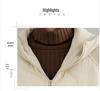 New Autumn/Winter Women's Korean-Style Thickened Hooded Jacket - Simple, Fashionable, and Warm.