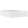 VidaXL Cadre de lit blanc 150x200 cm bois d'ingénierie, meuble de chambre à coucher, sommier, lit à panneaux, lit, lit 3280916