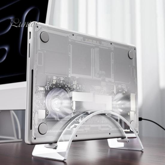 Dikey Dizüstü Bilgisayar Standı Masaüstü Tutucu Yüksek Stabilite Güçlü Yük Taşıyan Akrilik Masaüstü Standı Kişisel Bilgisayar Tutucu