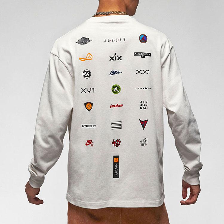 New JORDAN T Shirts Men Beige DV8427-030