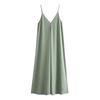 Za2024 Summer New Product Women's Clothes Sexy V-neck Strap Loose Vertical Midi Skirt Dress 3545796 626