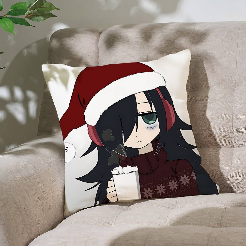 Cute KTomoko KurokiS Pillow Case Throw Pillow Cover Nordic Vintage Style Cushion Covers Home Living Room Sofa Couch Seat