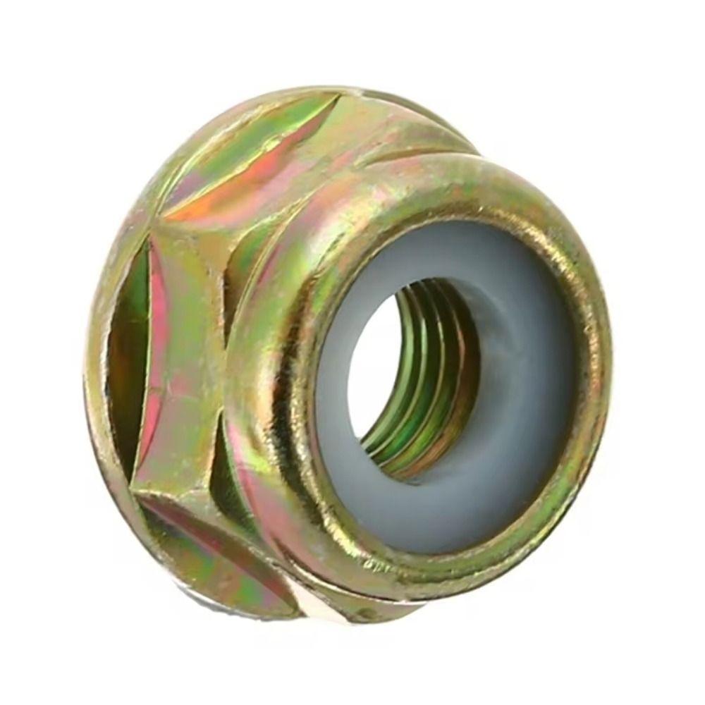 4/8Pcs Left Hand Thread Brushcutter Nuts Universal Power Tools Parts Reverse Screw Nut M10x1.25 Grass Trimming Tools