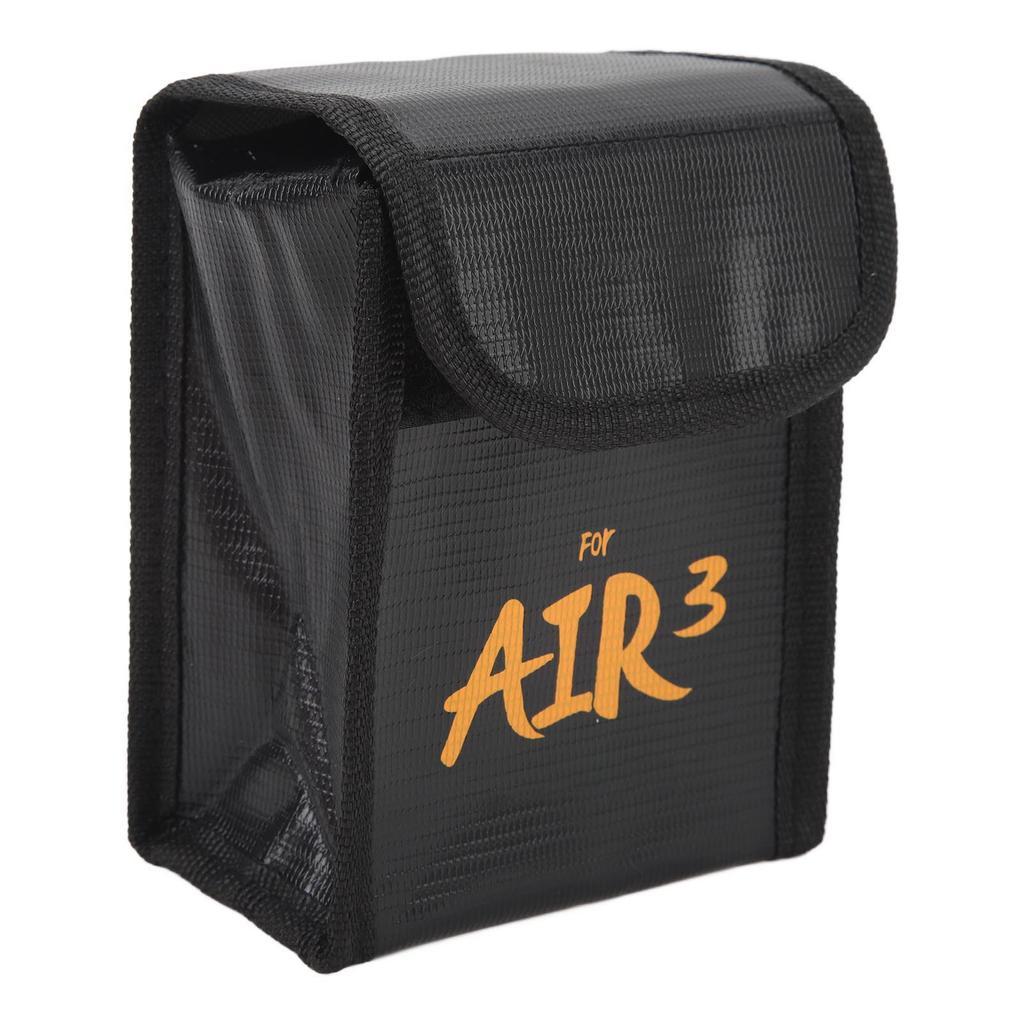 Battery Safe Bag Anti Radiation Flame Retardant Hook And Loop Closure Lithium  Batteries Explosion