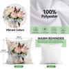 Vintage Butterfly And Flower Pillowcase Bedroom Sofa Cushion Cover 100% Polyester Living Room Cushion Pillowcase Home Decor