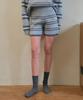 Aueonoseuteljia Mellow Multi Stripe Knit Shorts_Light Blue(Oc25-Kn14)