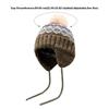 Ear Protection Knitted Cap Warm Beanie Hats Fashion Bomber Hat  for Women