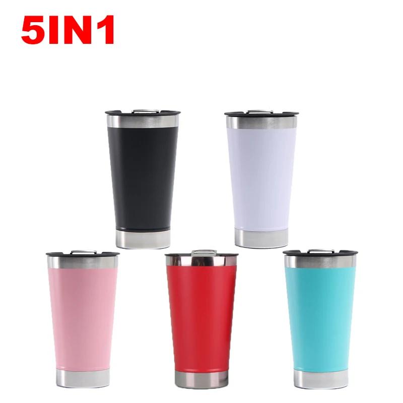 Thermo Cafe Coffee Mug Car Thermos Mug 380ML Travel Thermo Cup for Tea Water Coffee Double Stainless Steel
