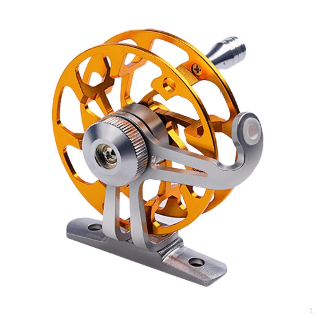 3 Kg Lightweight Ice Fishing Reel, 65 Mm Spool Made Entirely of Metal, Accessories for Fresh