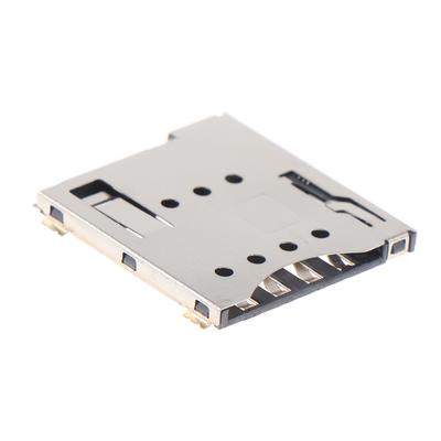 2Pcs Mup-C792 Micro Sim Card Connector Patch Self-Piercing 6+1P/8+1P Slot Socket