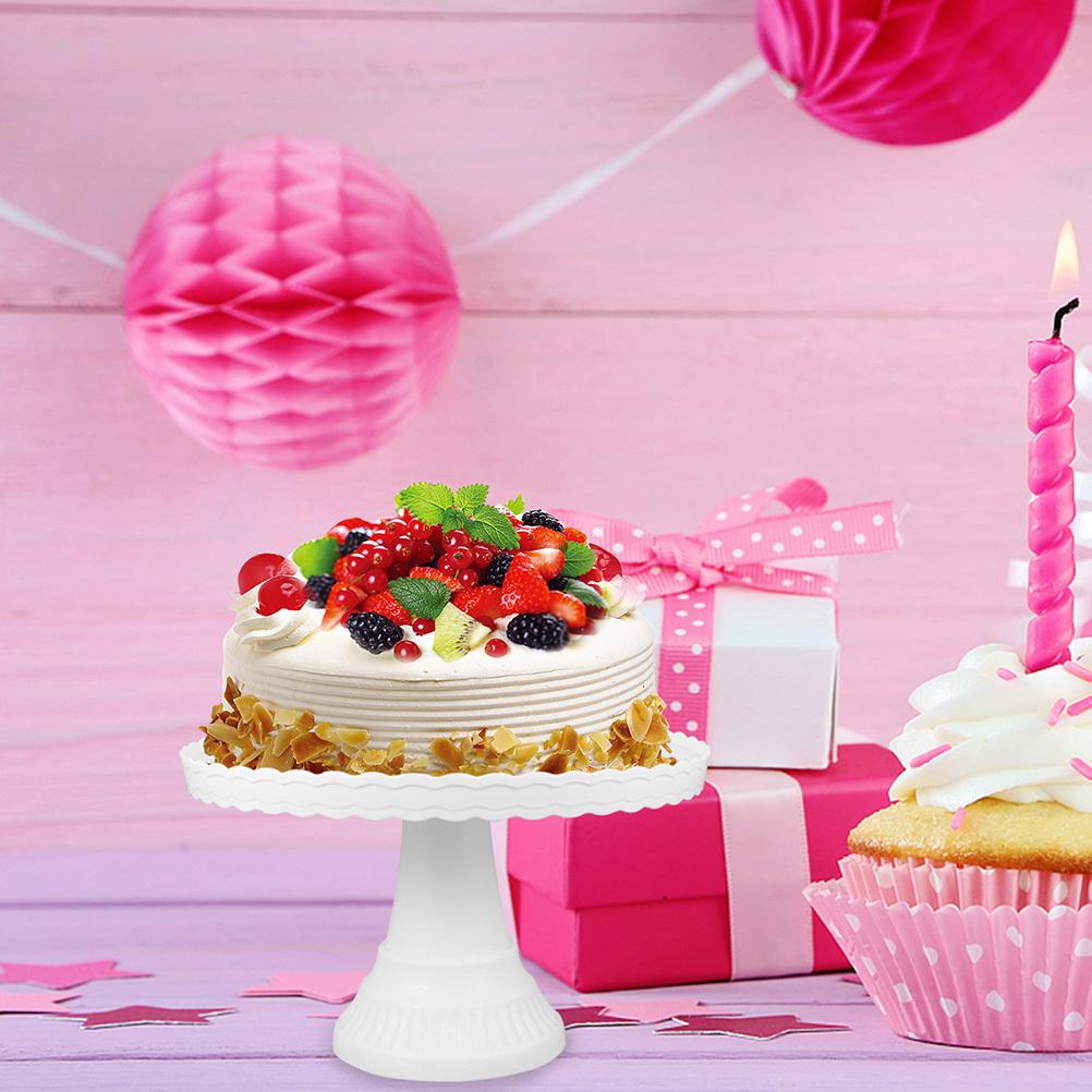 2 Stück Kuchenständer Modernes Design für Hochzeit Geburtstagsfeier Cupcake Dessert Präsentation Umweltfreundliches Material Kuchenplatte