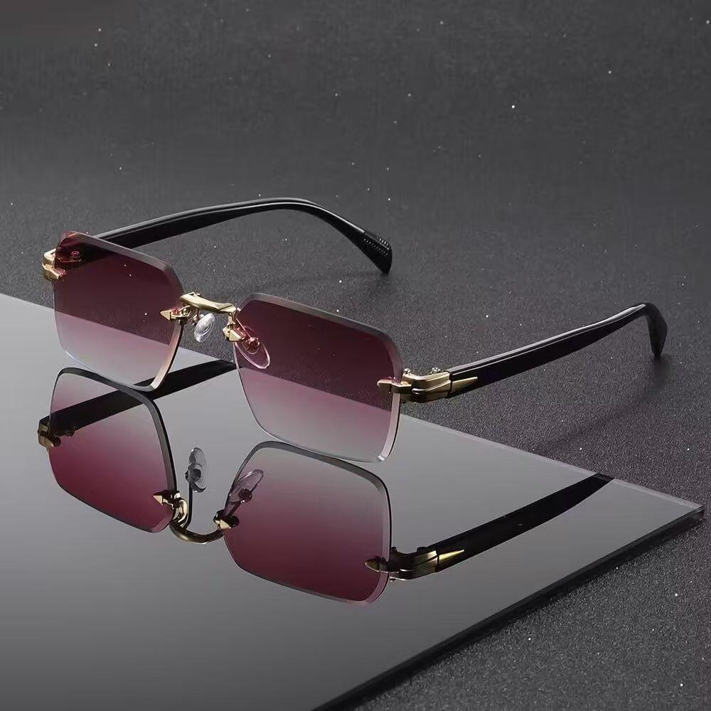 New Trendy Frameless Fashion Sunglasses For Men And Women With Unique Design