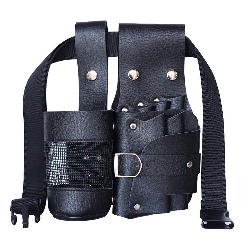 Barber Hair Scissor Bag Clips Comb Case Hairdressing Barber Holster Bags Holder Tool Salon Waist Pack Belt Pu Leather Bag