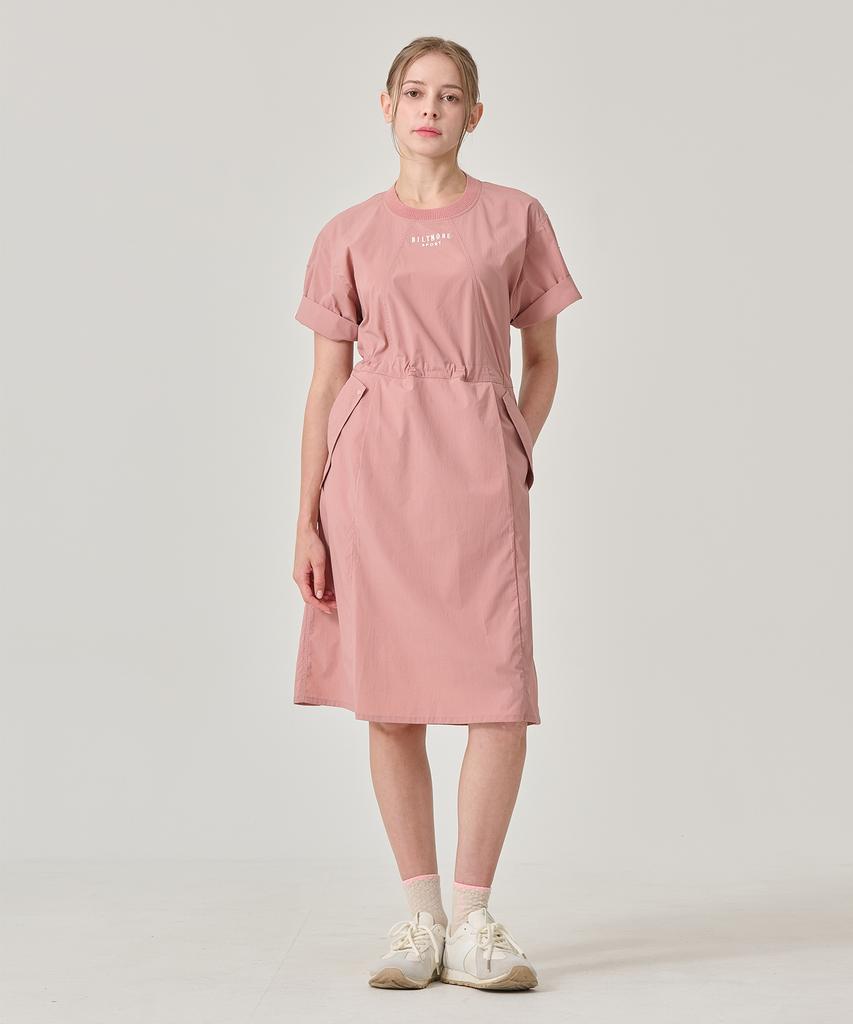 Built Moa Women'S Roll-Up Short Sleeve Dress