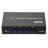 2 4 Port USB 2.0 Manual Sharing Switch Switcher Box for PC Printer Scanner