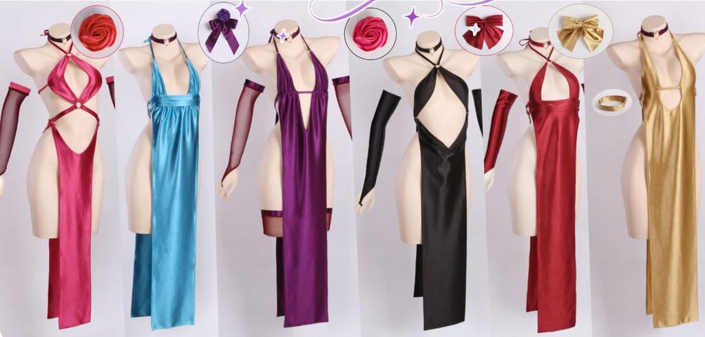 Pupubanbanya Fallen Girl Cosplay Costume (Lavender), Christmas, Halloween, Party, Sky Blue, Size M