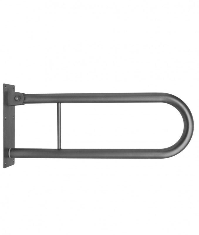 Ergoplus tilting handrail, 60 long, made of acid-resistant stainless steel