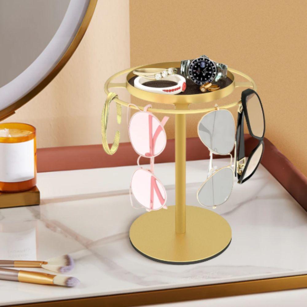 Stainless Steel Eyewear Display Metal Organizers Sunglasses Holder Tabletop Decor