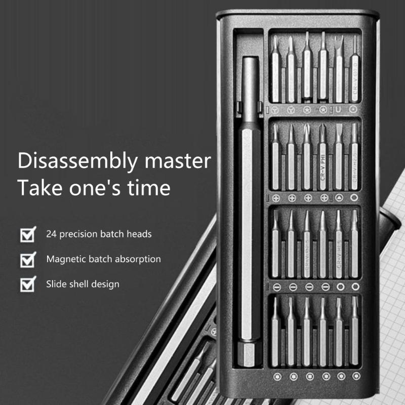 25 In 1 Precision Screwdriver Set Phone Clock Computer Multifunctional Maintenance Disassembly Tool Screwdriver