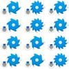 6/8/12 Teeth Sloting Cutter Carving Disc Knife Grinder Flat Door Shaper Cutter Wheel Rotary Milling Cutter