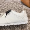 Retro German Training Shoes Women Spring Summer New Flat Bottom Casual Small White Shoes Students Tied Sports Female Gump Shoe