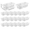 Reusable Snack Containers Sauce Cups Compartment Container Compact Travel Food Storage Box For Friends Adults Family Gatherings