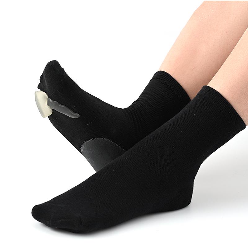 

Hallux Valgus Gel Toe Separator Socks - Orthopedic Bunion & Overlapping Toe Relief One Size чорний