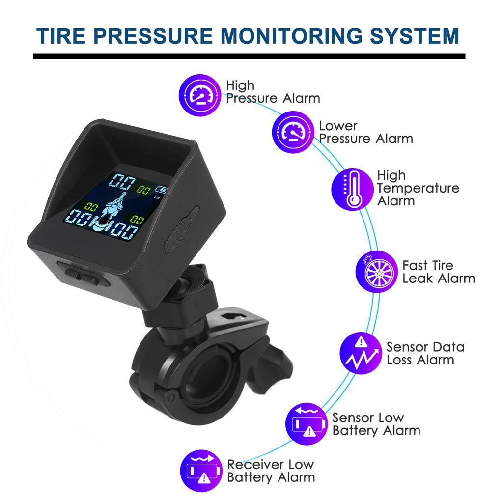 TPMS motorfiets Bandenspanningscontrolesysteem - Hans Otto
