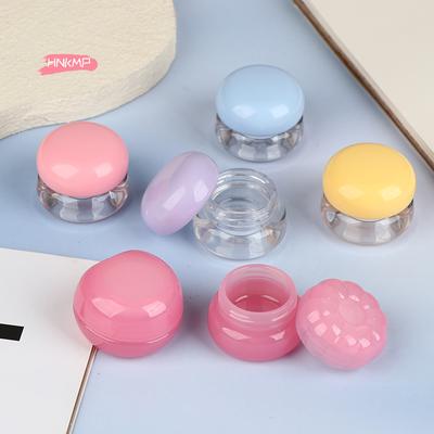1Pcs 5g Cute Blush Empty Plastic Lip Scrub Jar with Cover for Balm Mask Skin Care Travel Cosmetic Container
