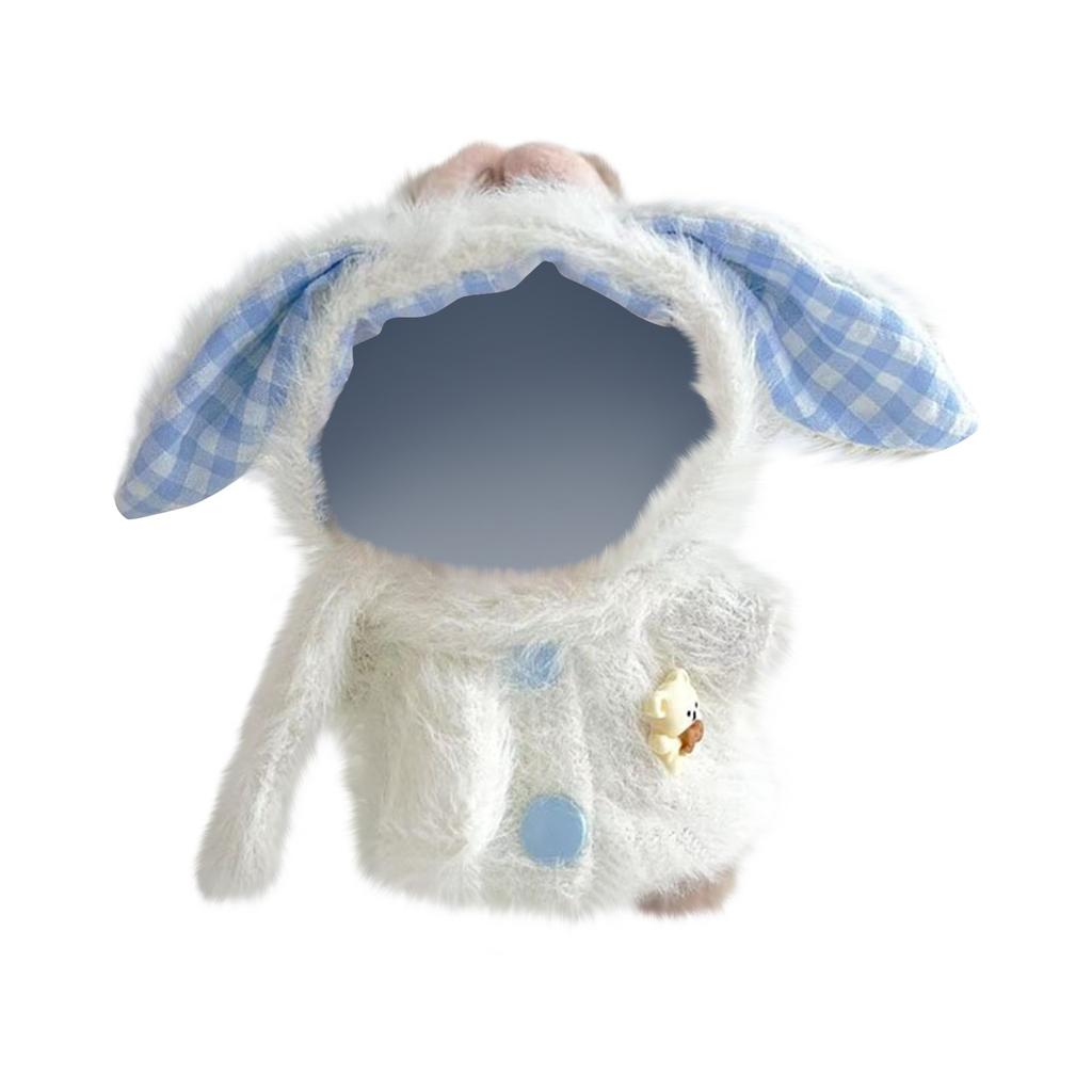 Doll Clothes Set 17cm Doll Accessories Love Heart Top Scarf Hat No Dolls
