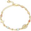 Virgin Mary Bracelet Beads Bangle for Women Jewelry Accessories