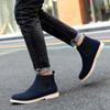 Fashion Chelsea Fashion Shoes Warm Winter Leather Shoes Antiskid Mens Boots Male Footwear Classic Men Ankle Boots Comfy  Boots